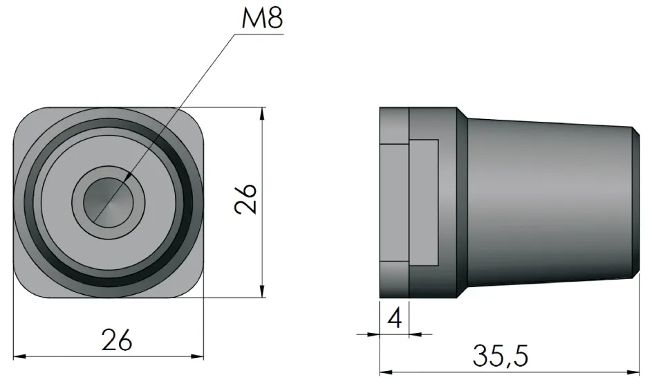 Potpora sabirnica KVR-AI 001601650