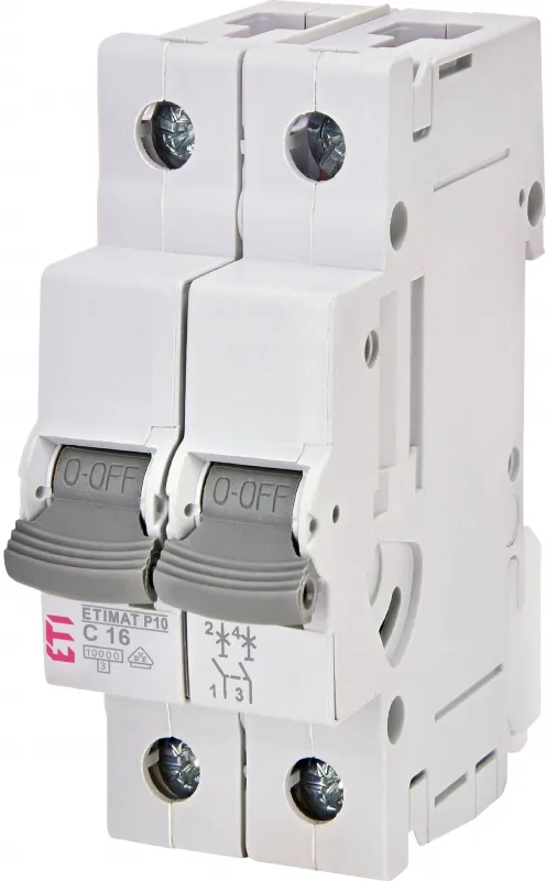 Instalacijski prekidač ETIMAT P10 2p C13  15kA 001901729