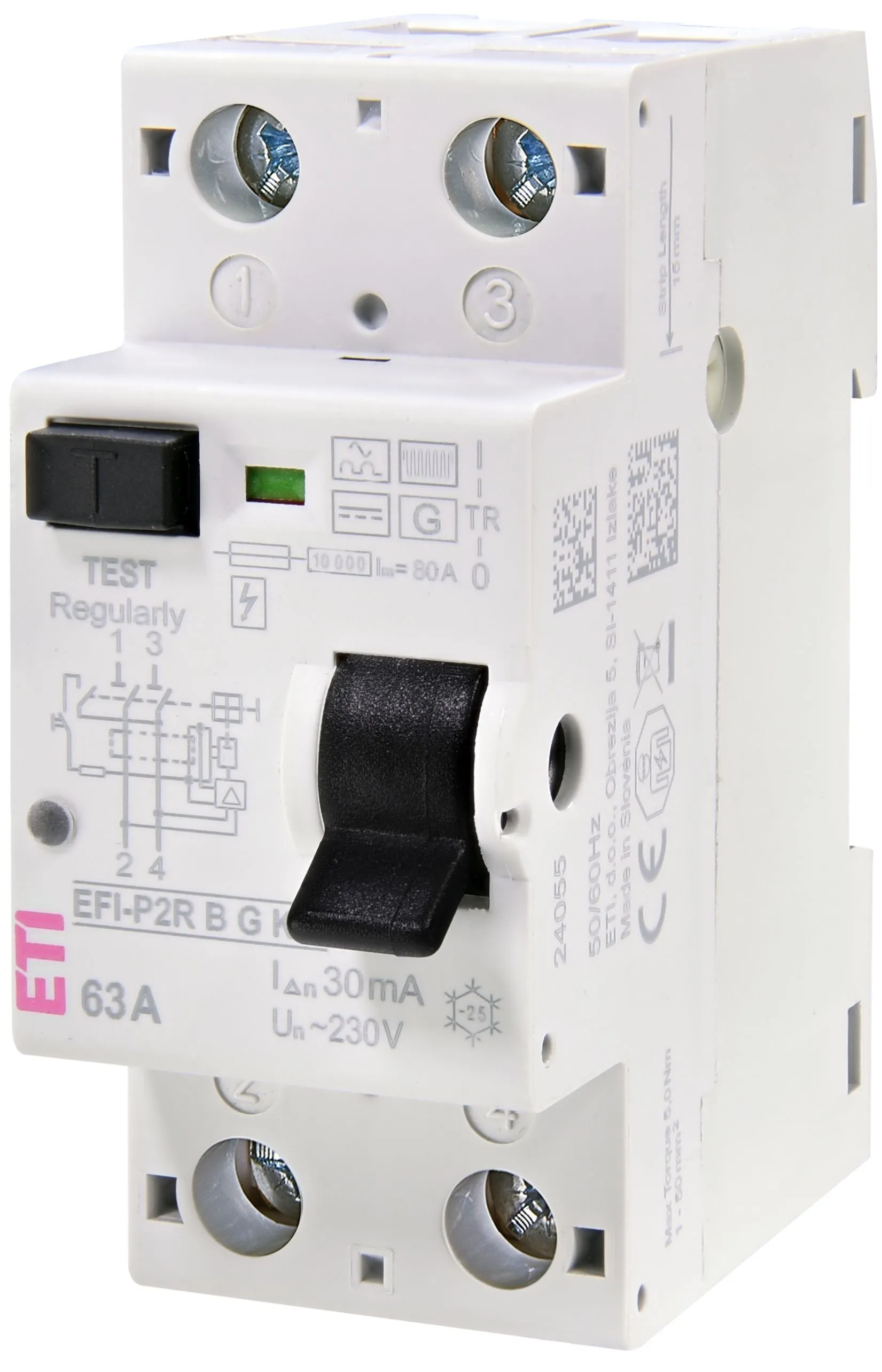 Zaštitna sklopka na dif.struju EFI-P2R B G/KV 63/0.03 002061003