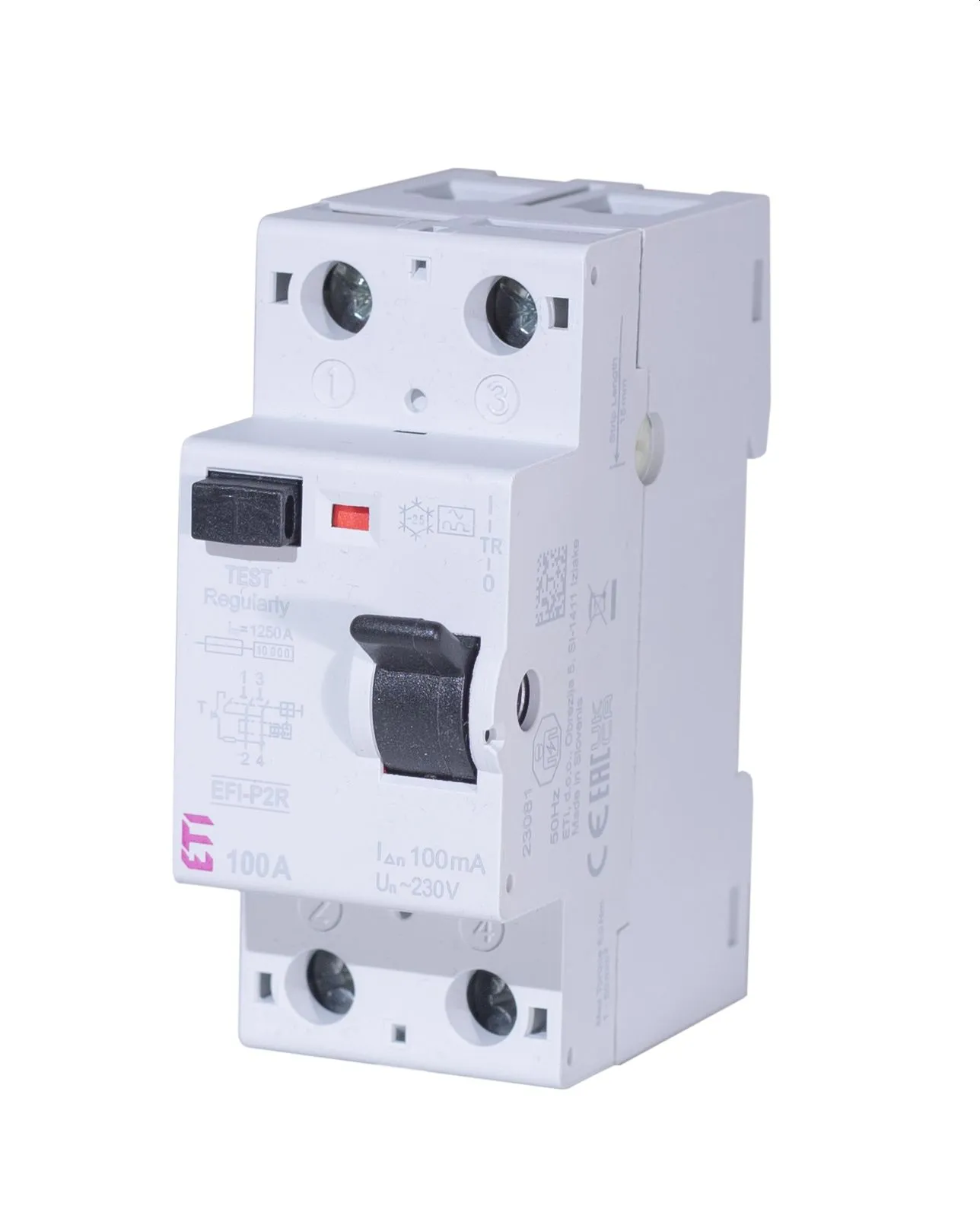 Zaštitna sklopka na dif.struju EFI-P2R A 100/0.1 002061475