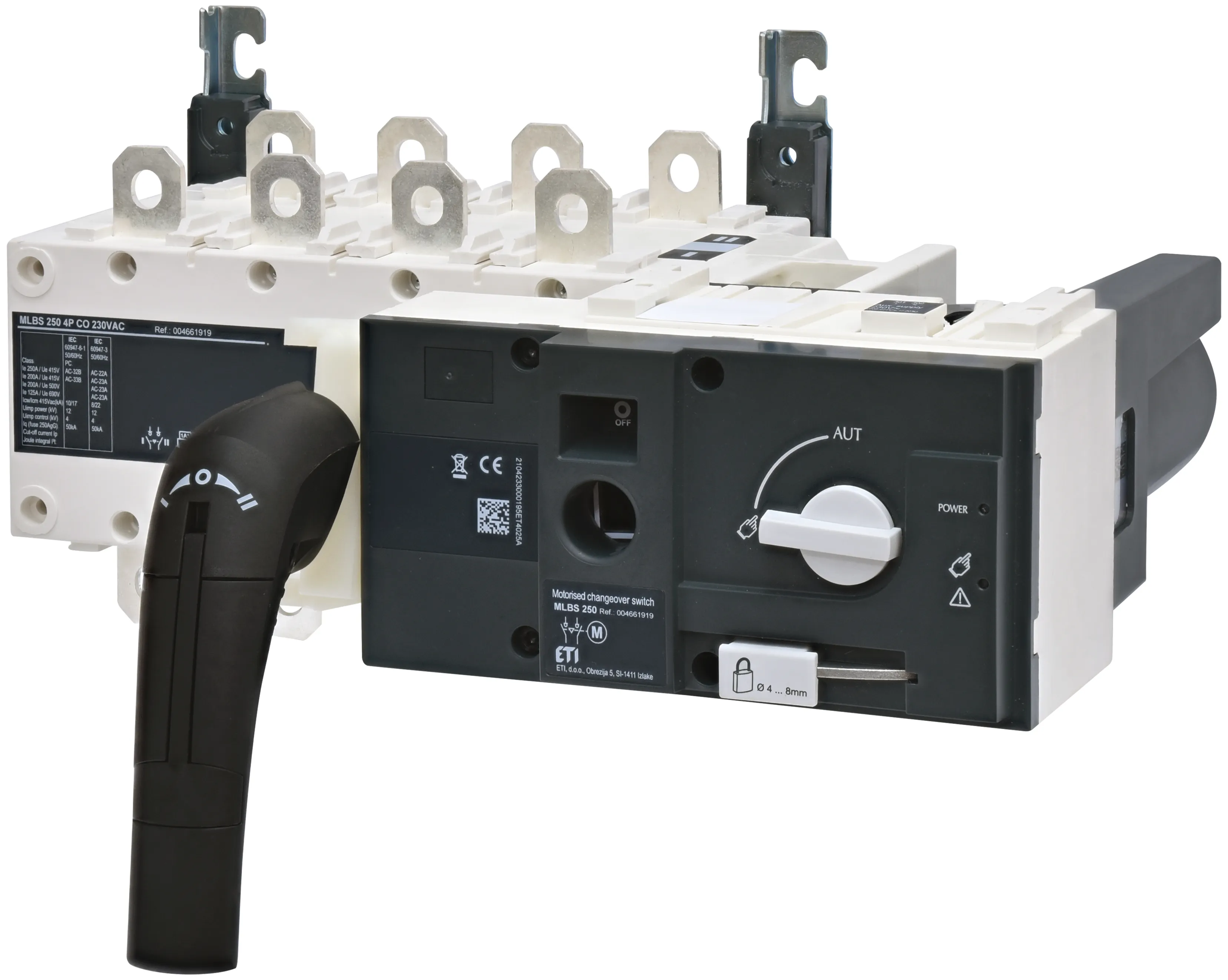 Preklopna sklopka - mot. pogon MLBS 250 4P CO 230VAC 004661919