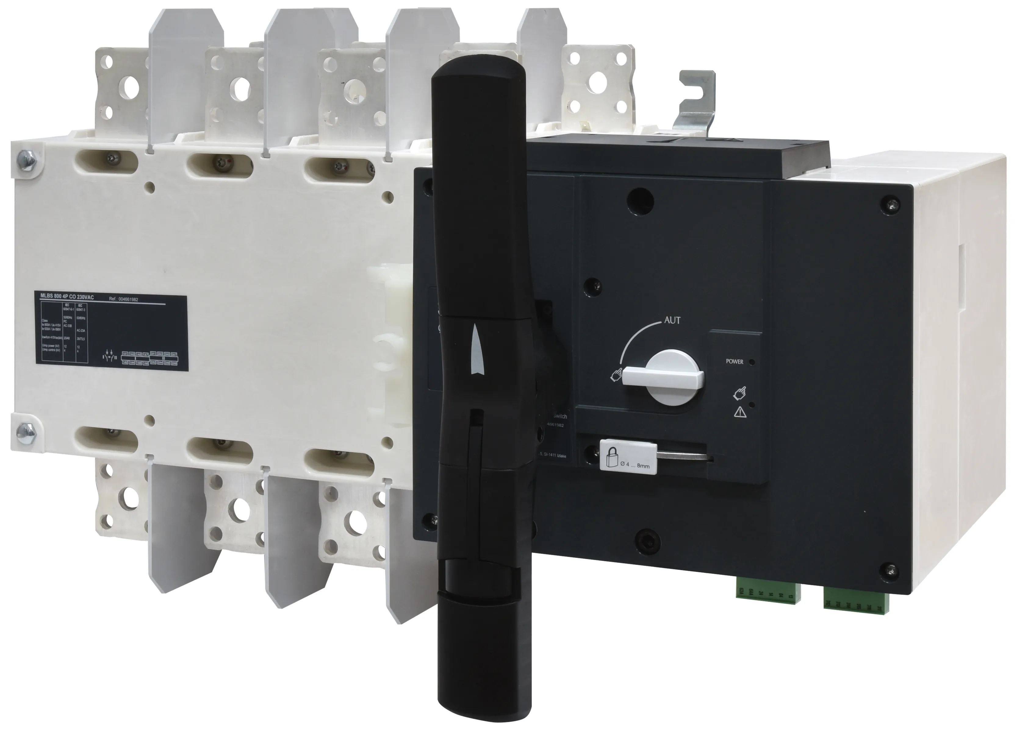 Preklopna sklopka - mot. pogon MLBS 800 4P CO 230VAC 004661982