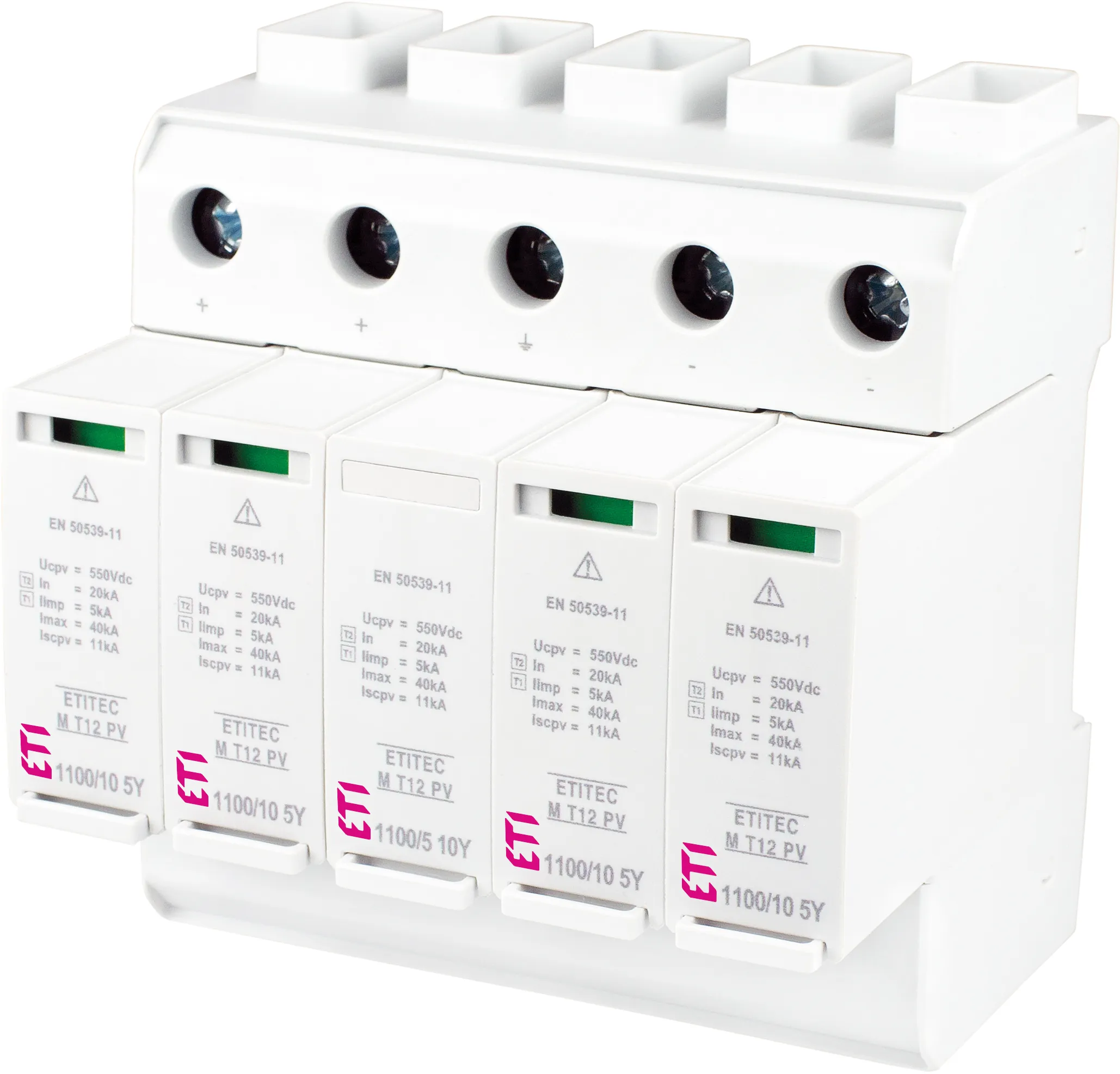 Odvodnik prenapona ETITEC M T12 PV 1100/10 5Y 002440675
