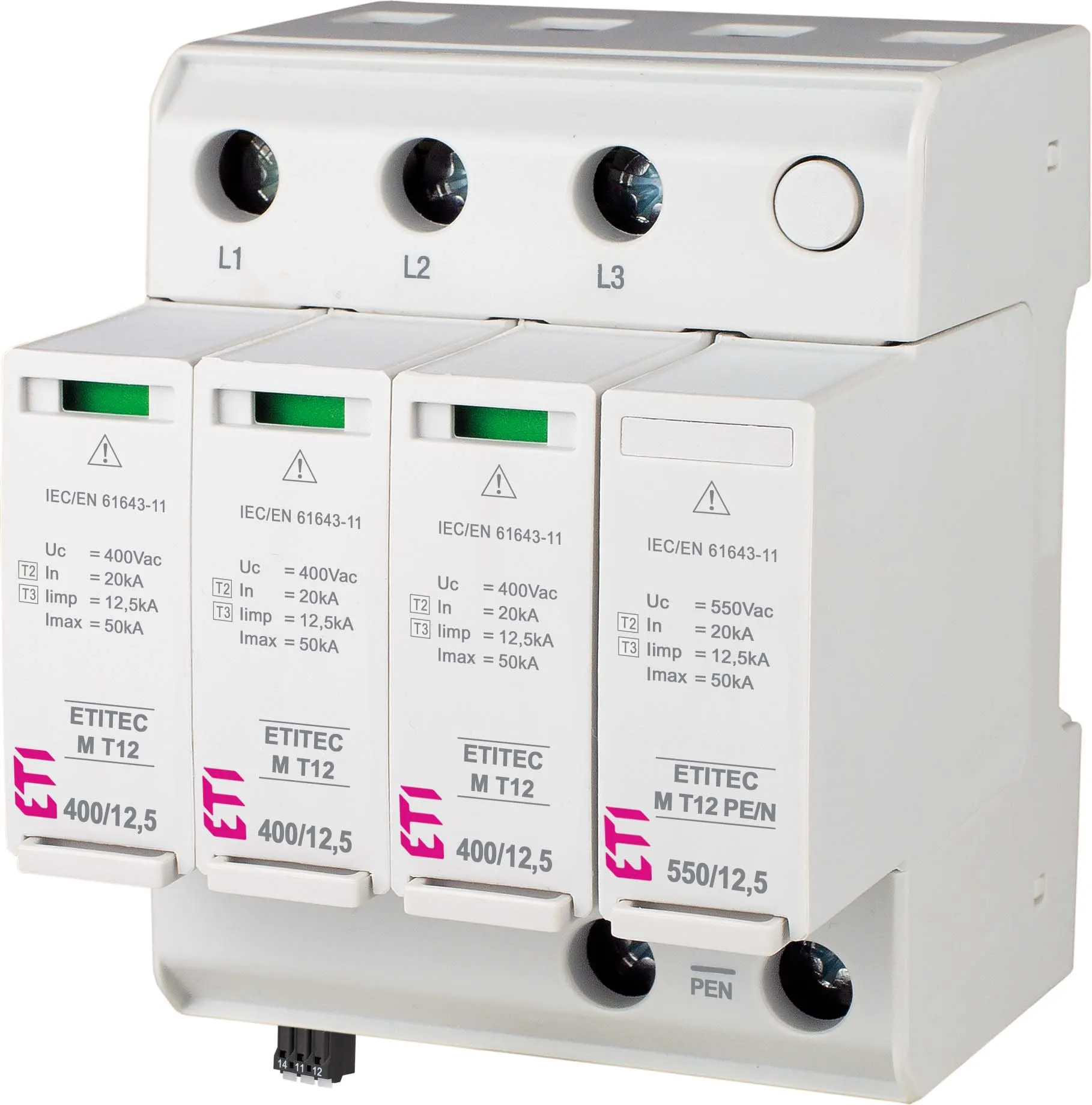 Odvodnik prenapona ETITEC M T12 950/12,5 4Y RC 002440811