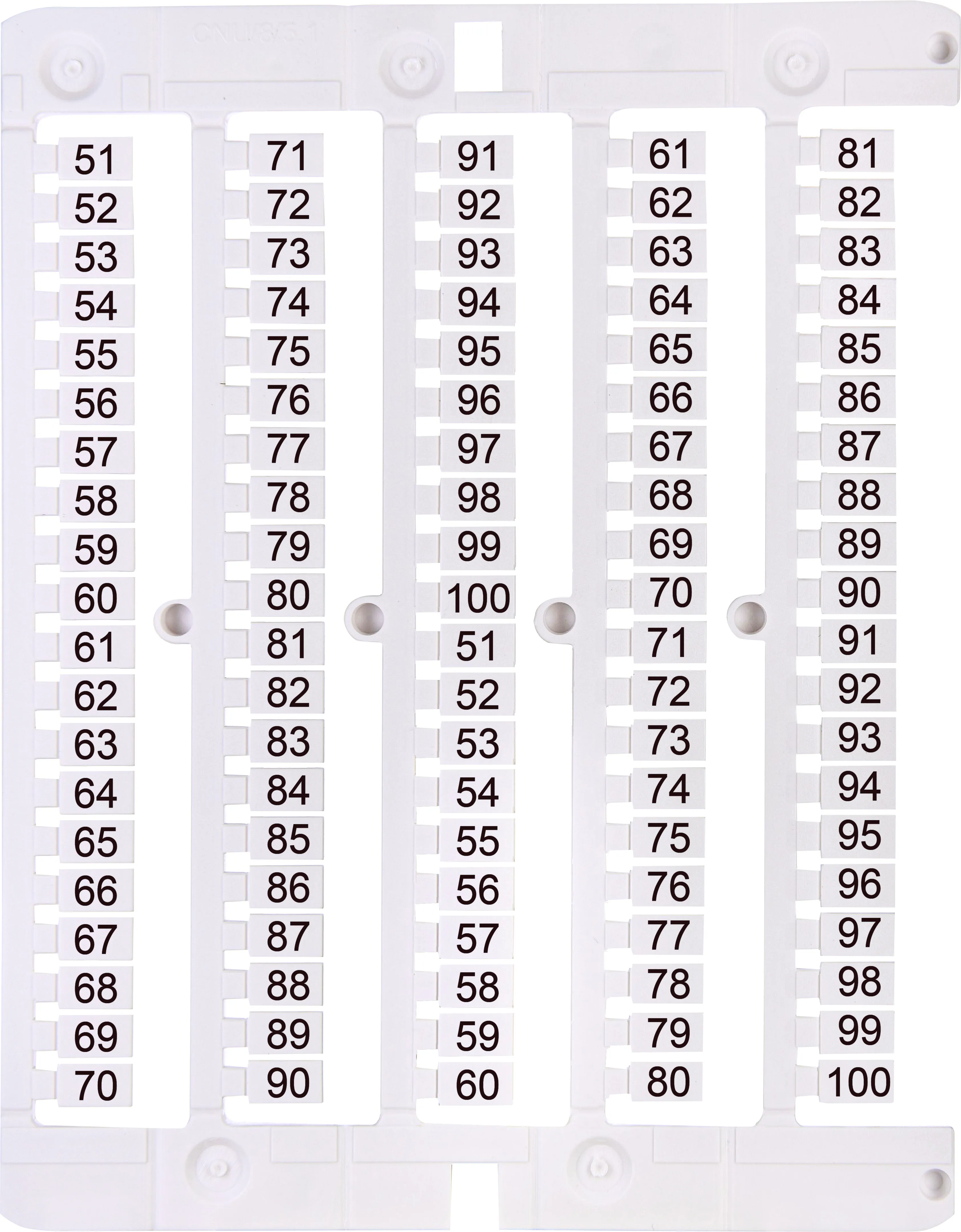 Letva za označivanje ES-NU0851051 003903078