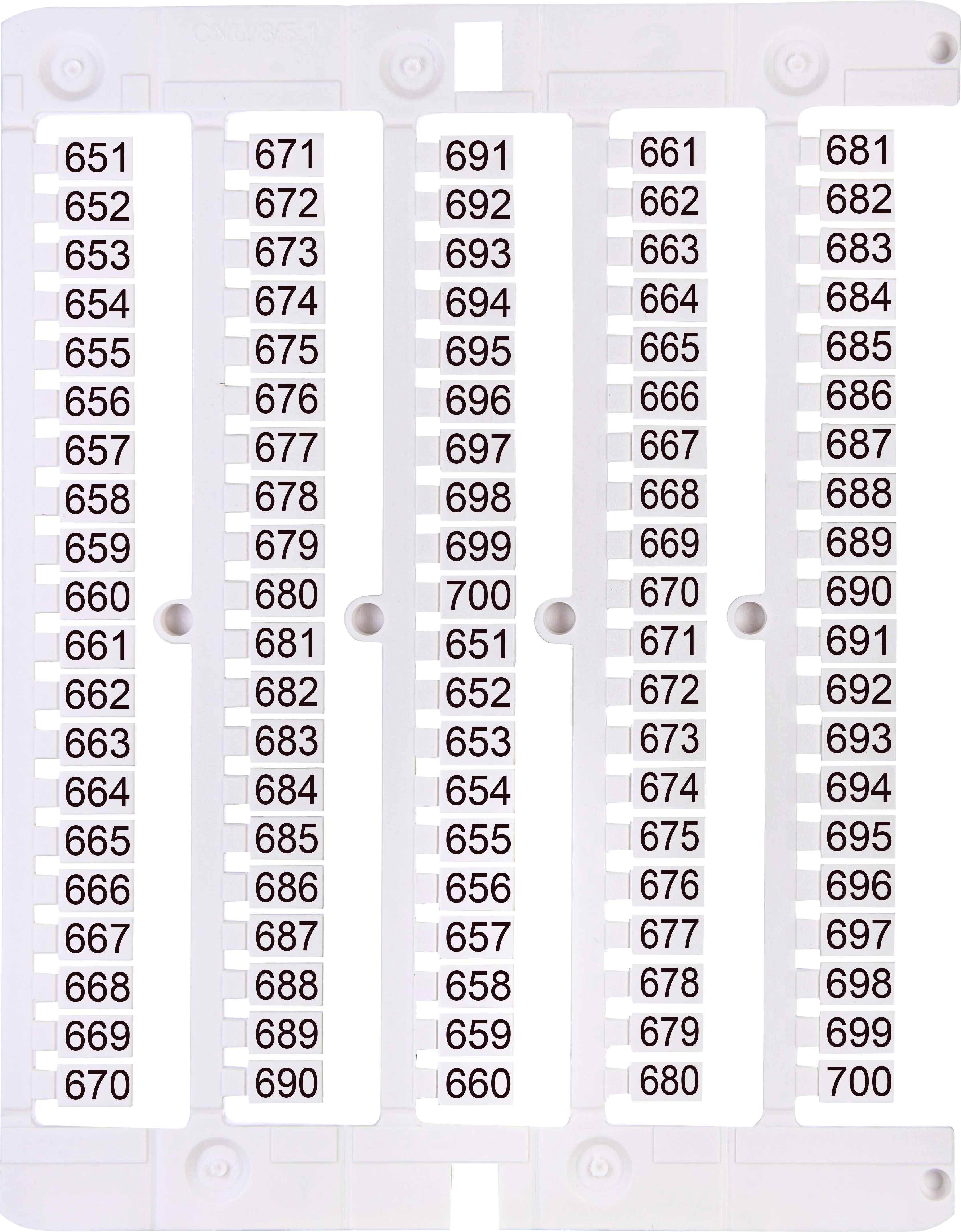 Letva za označivanje ES-NU0851651 003903090