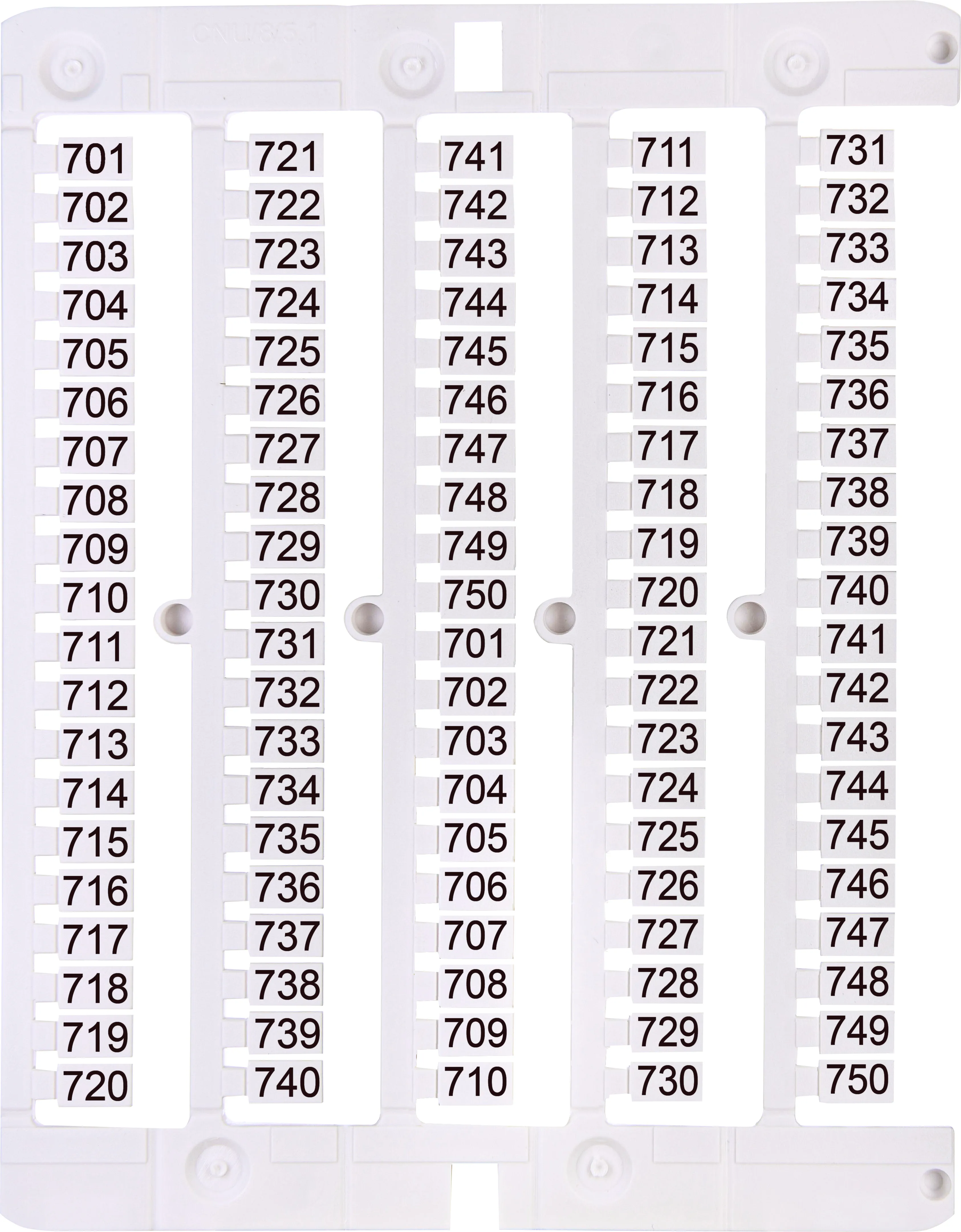 Letva za označivanje ES-NU0851701 003903091