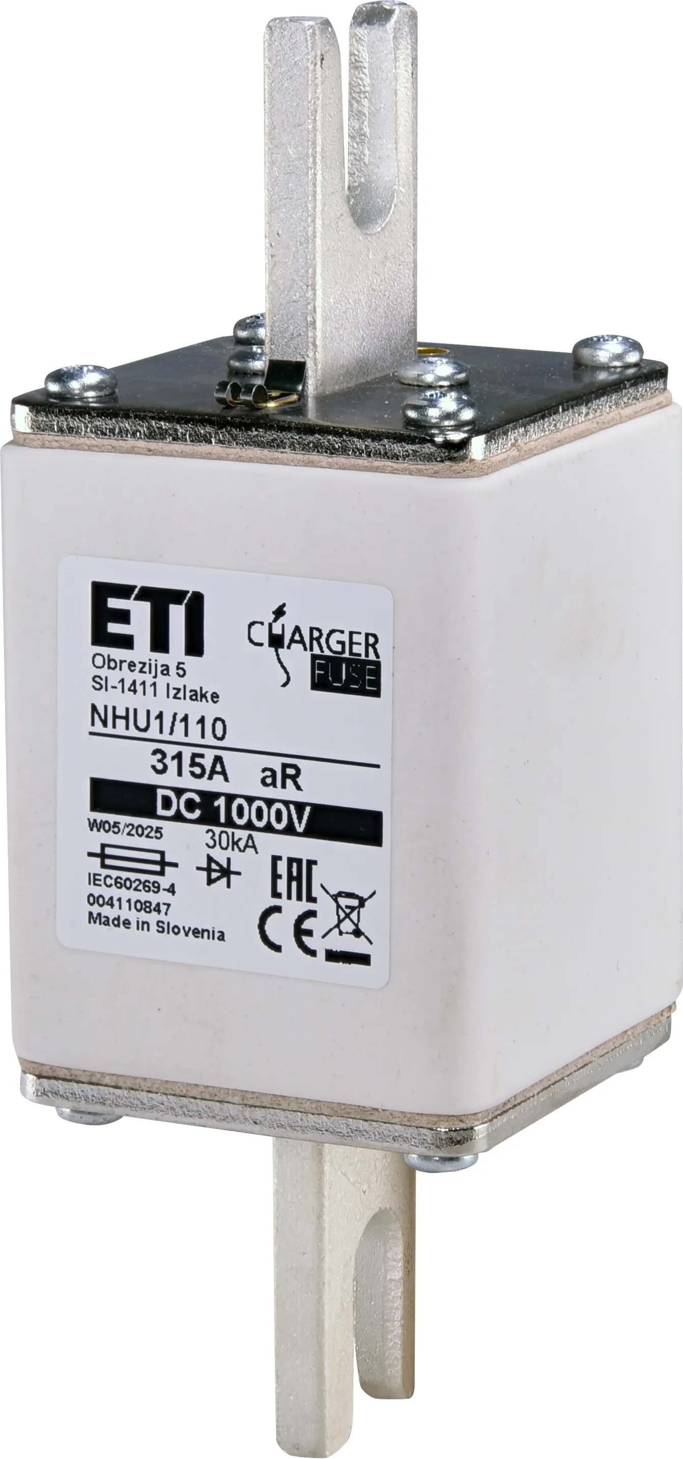 Rastalni uložak NHU1/110 aR 315A/1000V DC 004110847