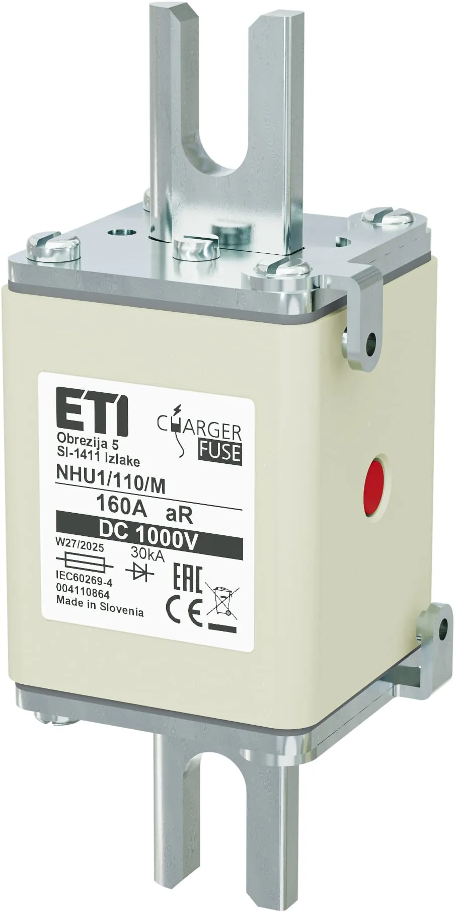 Rastalni uložak NHU1/110/M aR 160A/1000V DC 004110864