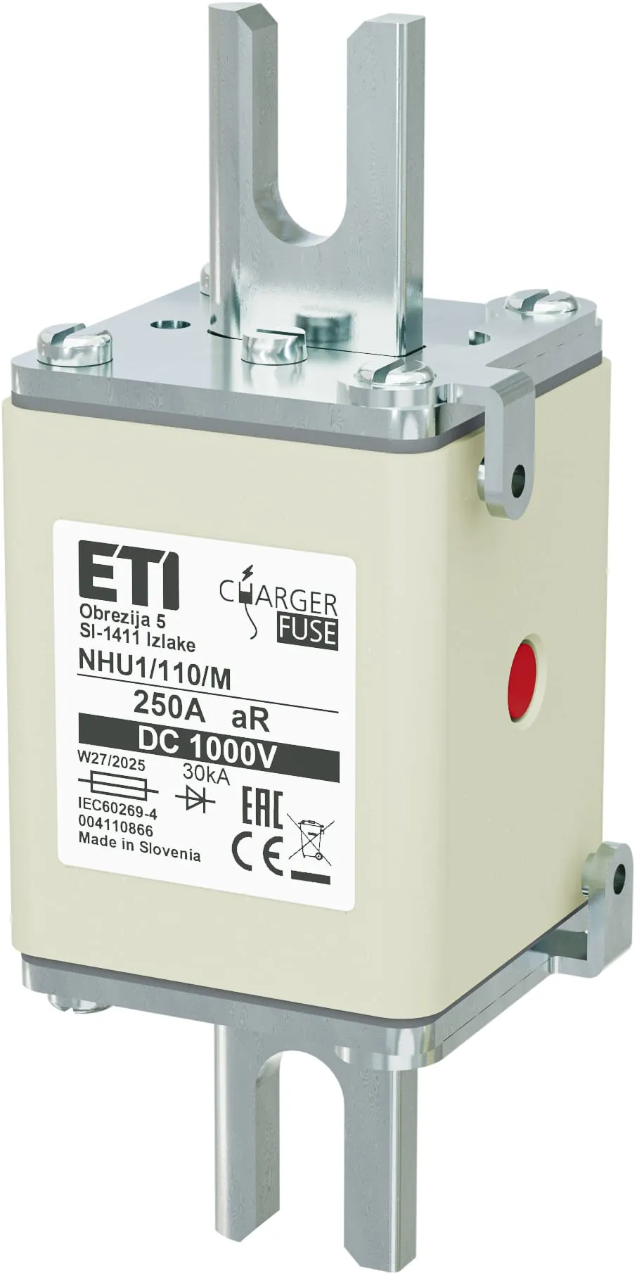 Rastalni uložak NHU1/110/M aR 250A/1000V DC 004110866