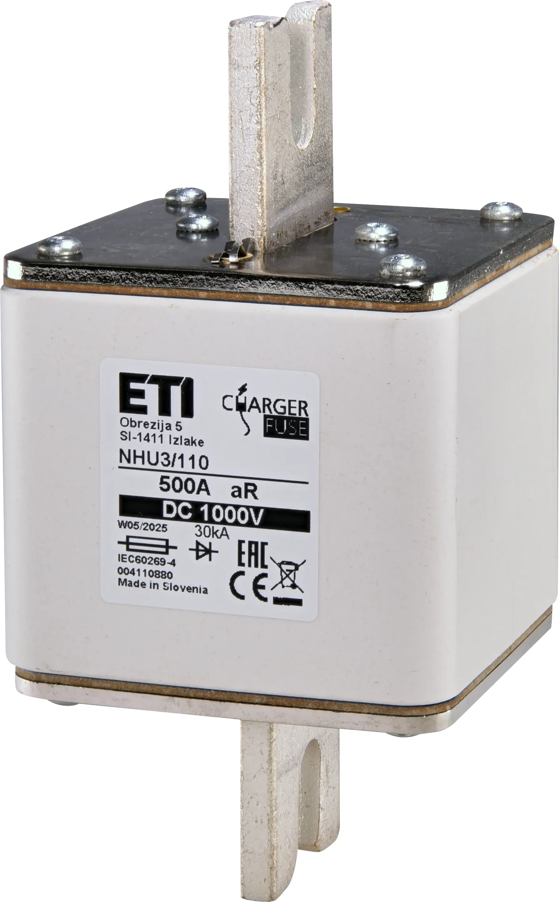 Rastalni uložak NHU3/110 aR 500A/1000V DC 004110880