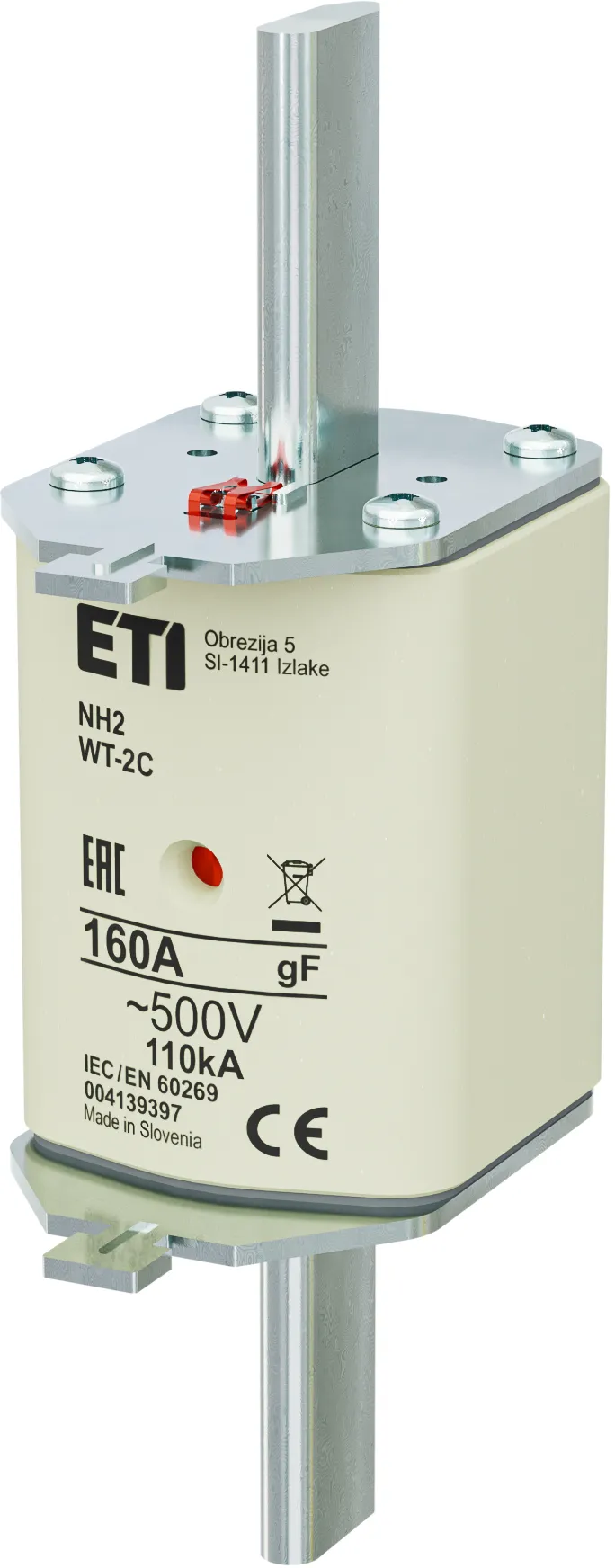 Rastalni uložak NH2/WT-2C gF 160A/500V 004139397