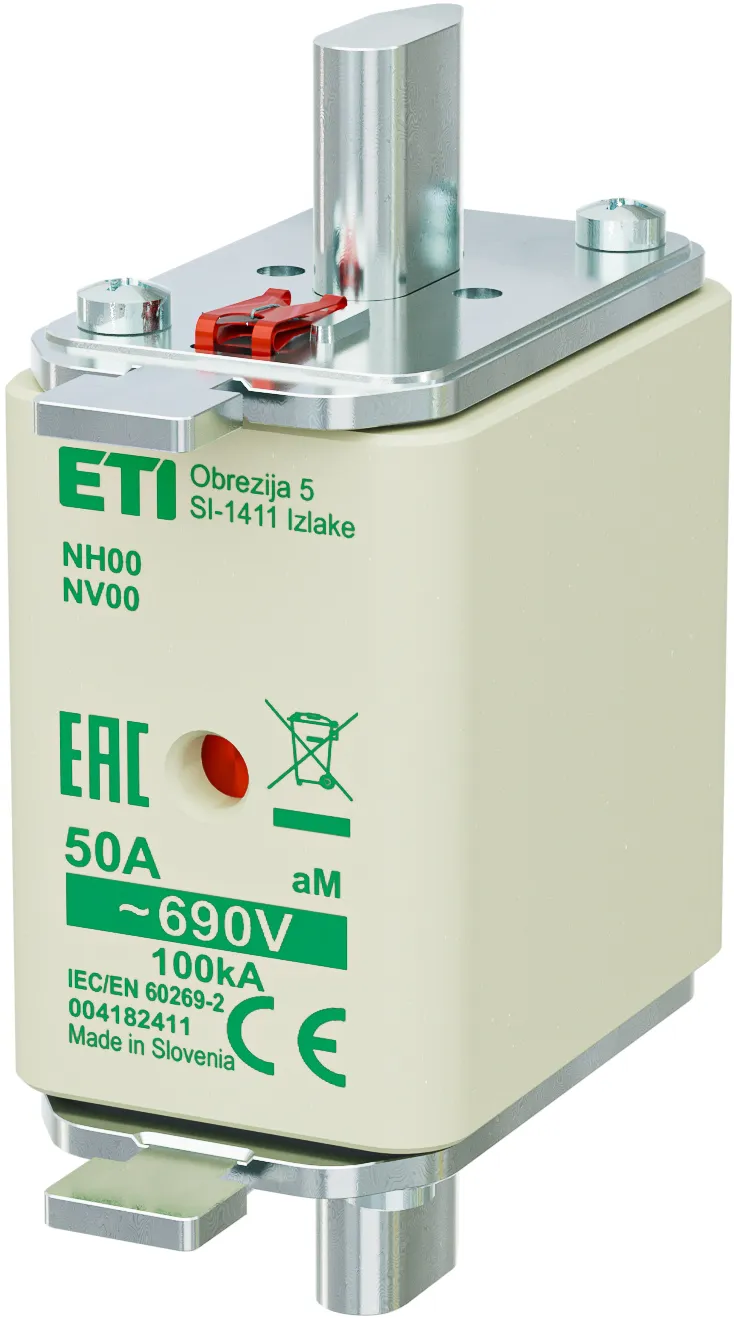 Rastalni uložak NH00 aM 50A/690V 004182411