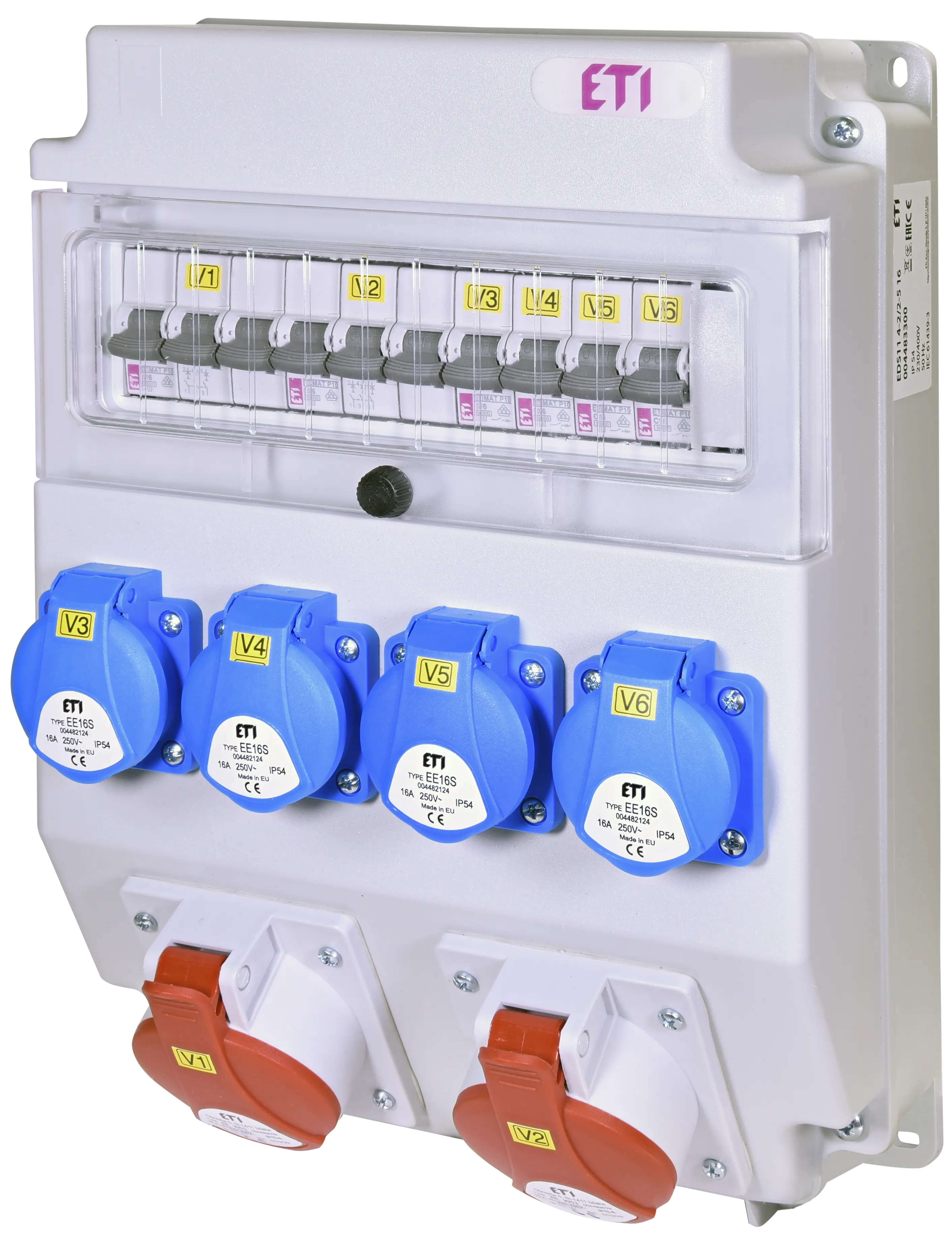 Industrijska utičnica EDS11 4-2/2-5 16 004483300