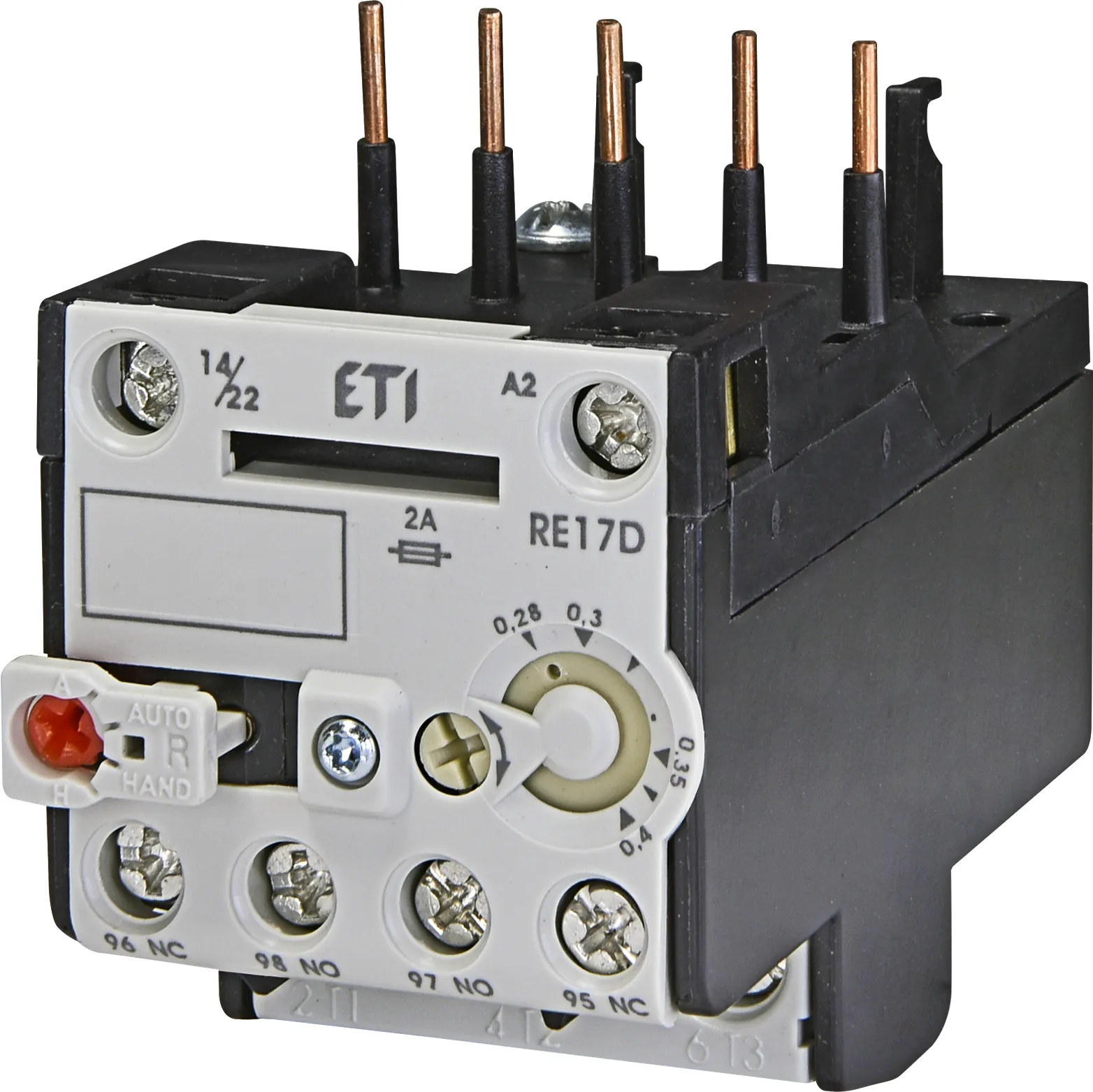 Bimetalni zaštitni rele RE17D-0,4 004641400