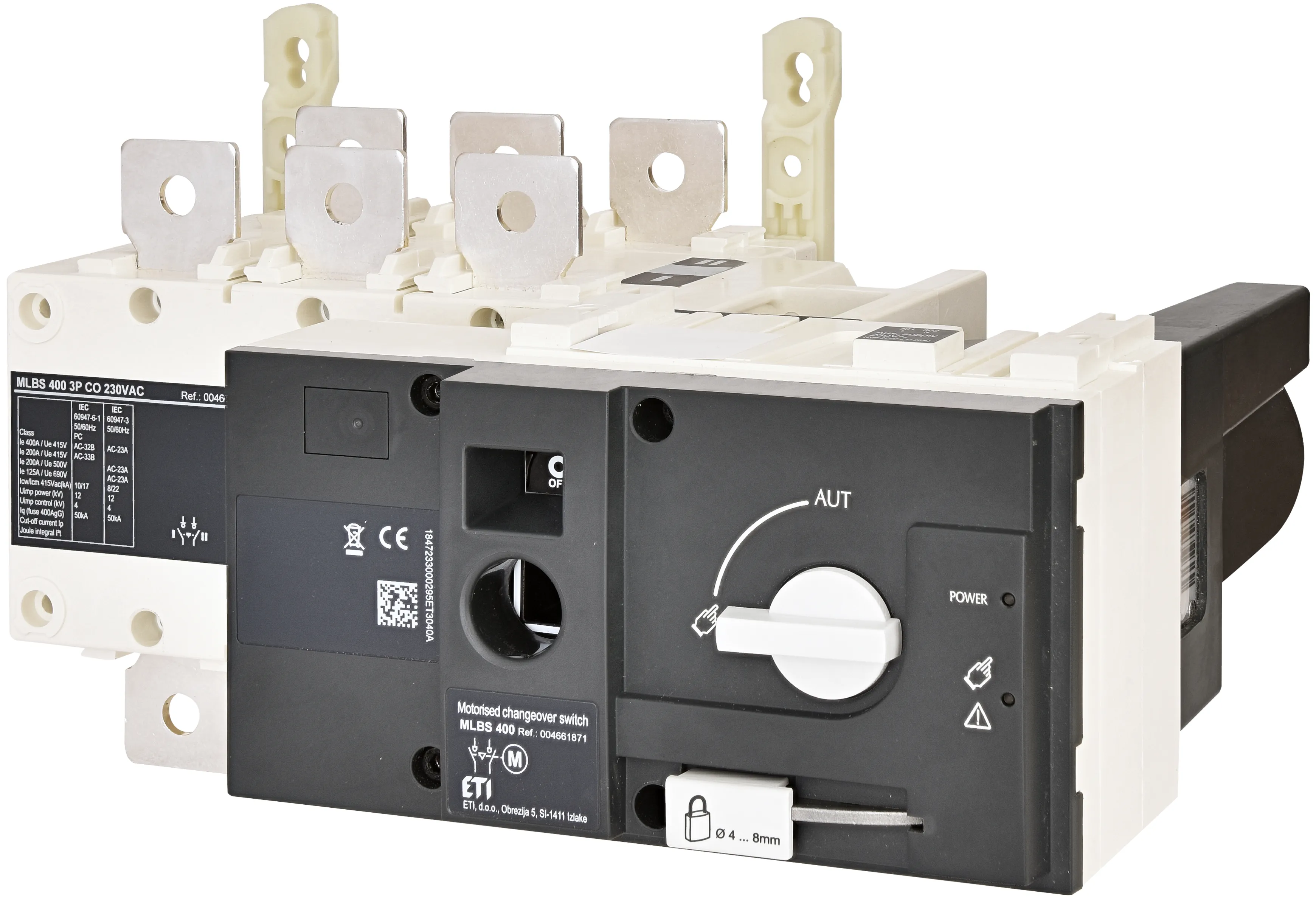 Preklopna sklopka - mot. pogon MLBS 400 3P CO 230VAC 004661871