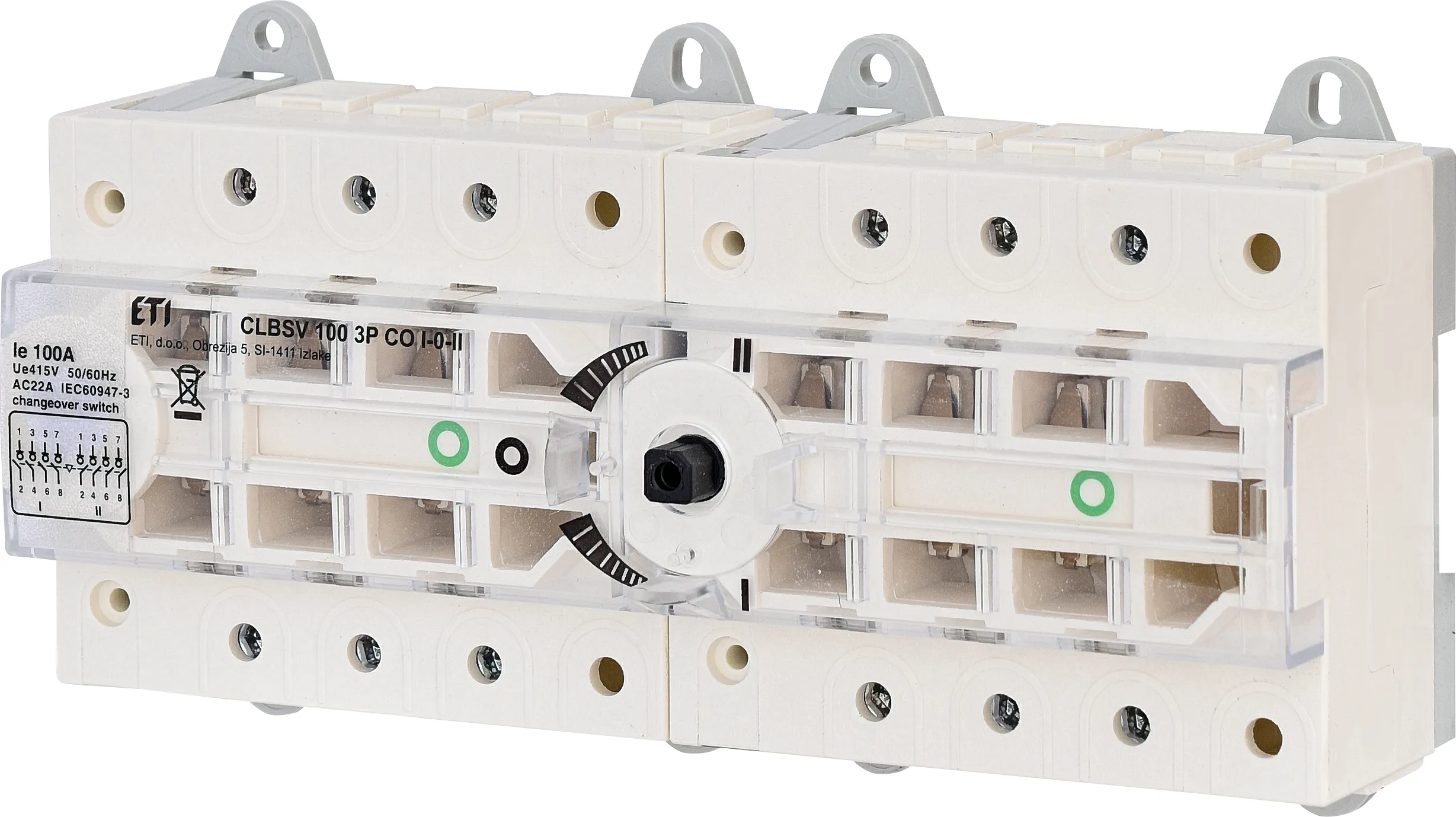 Preklopna sklopka CLBSV 100 3P CO I-0-II 004661891