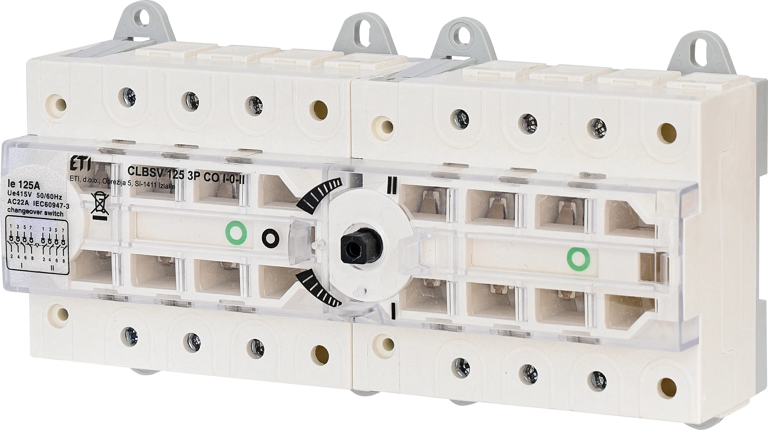 Preklopna sklopka CLBSV 125 3P CO I-0-II 004661892