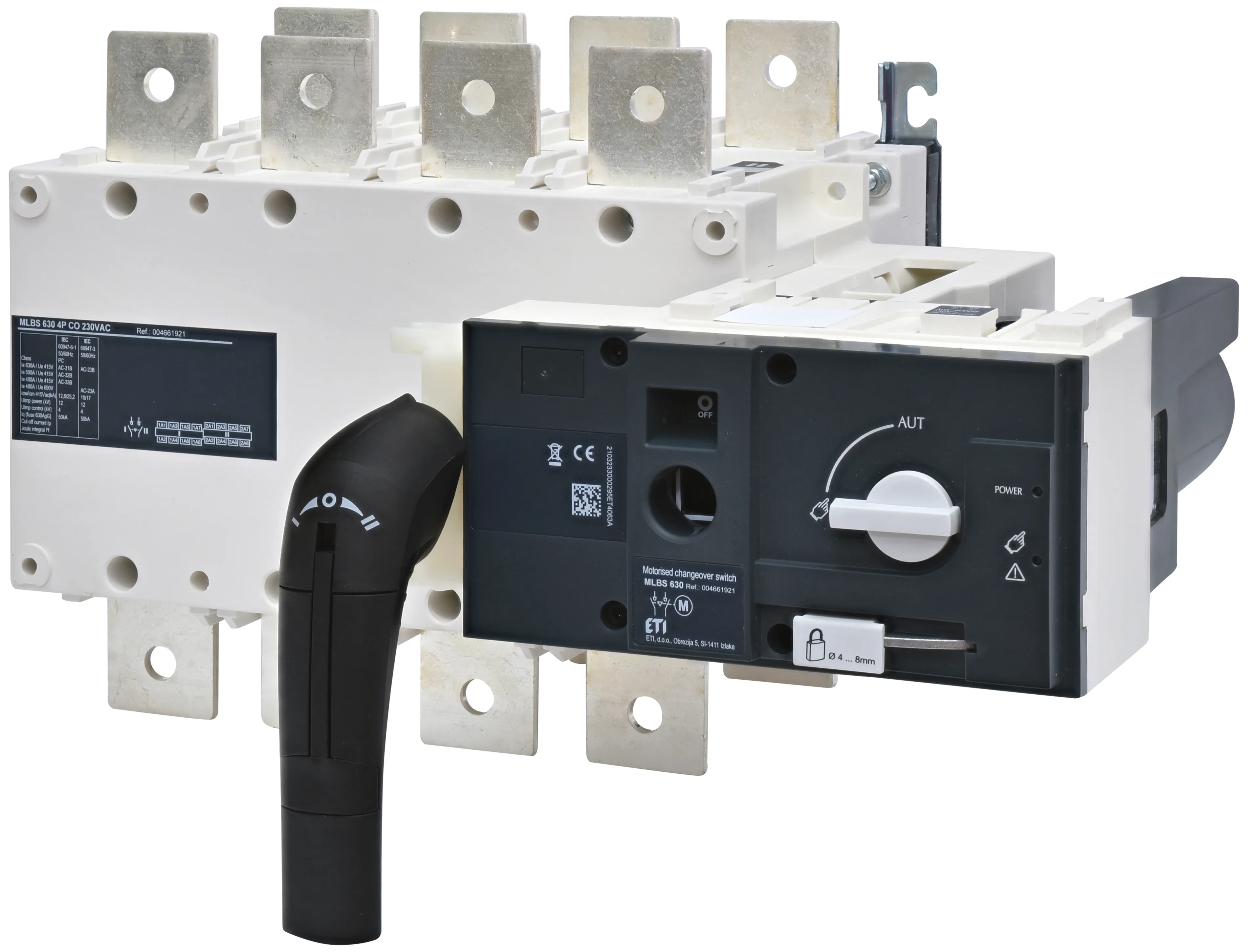 Preklopna sklopka - mot. pogon MLBS 630 4P CO 230VAC 004661921