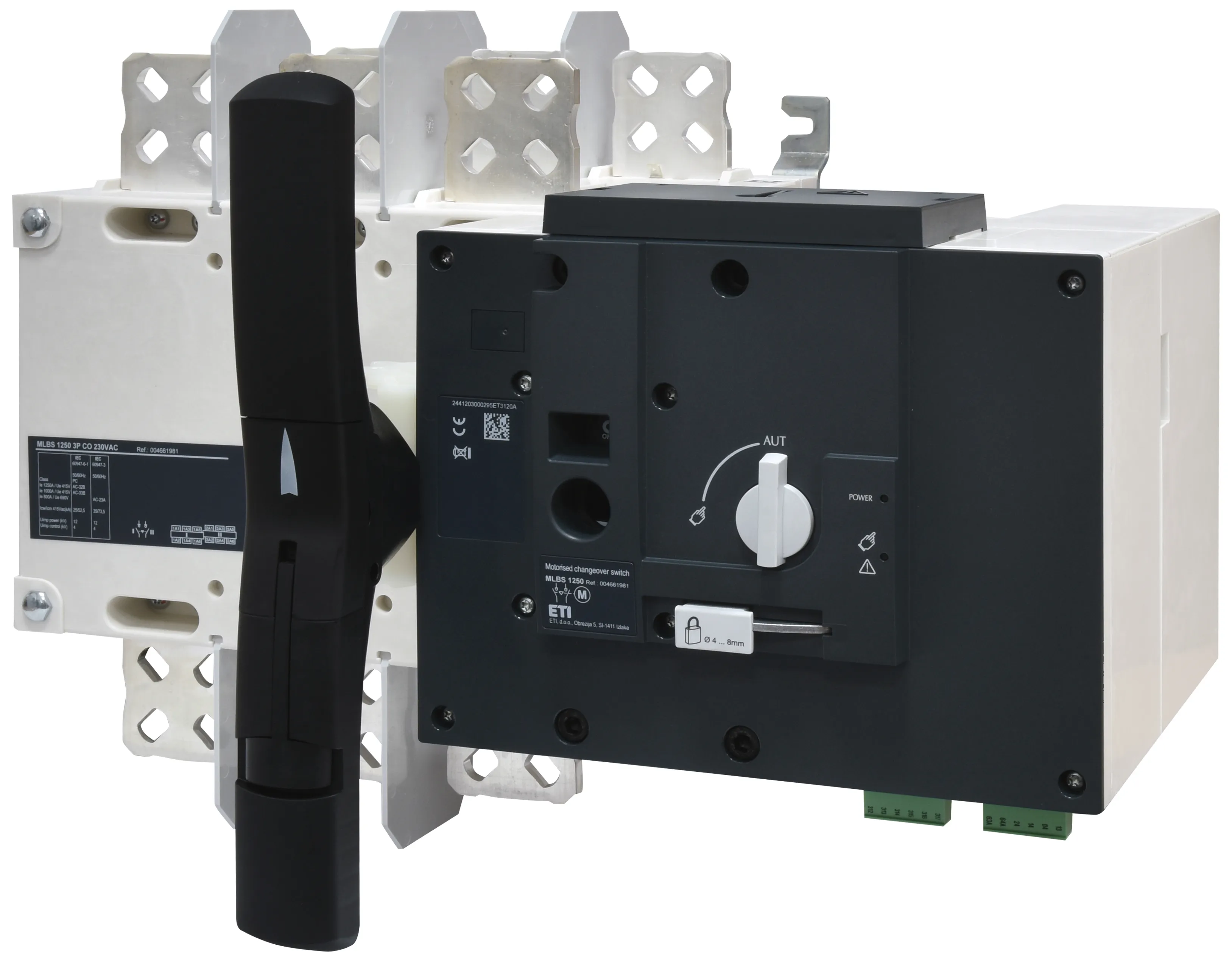 Preklopna sklopka - mot. pogon MLBS 1250 3P CO 230VAC 004661981