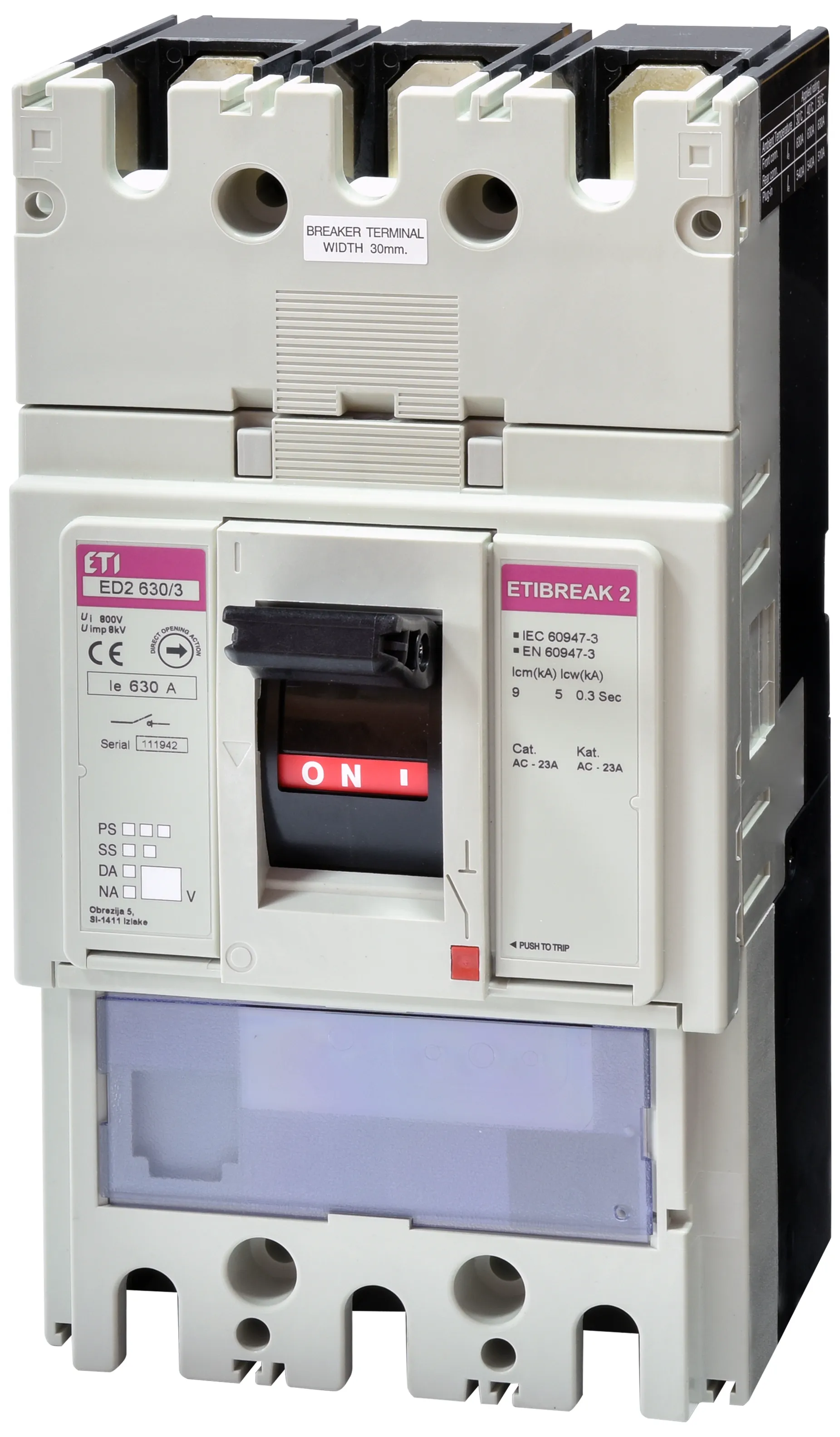 Rastavna sklopka ED2 630/3 004671275