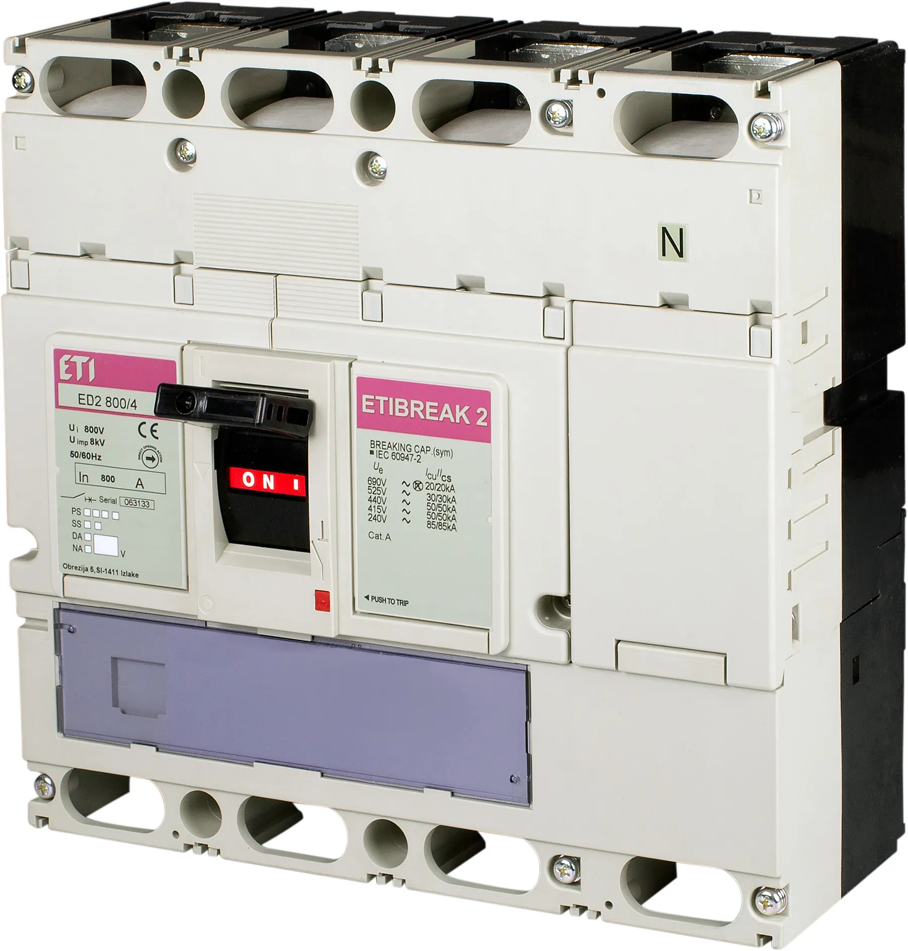 Rastavna sklopka ED2 800/4 004672380