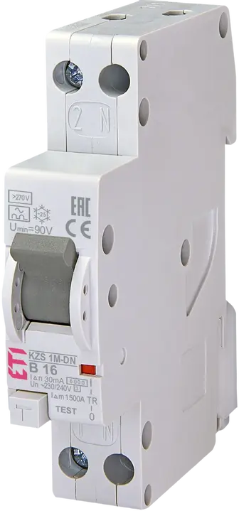 Slika *KZS-1M-DN 1p+N A B16/0.03 6kA