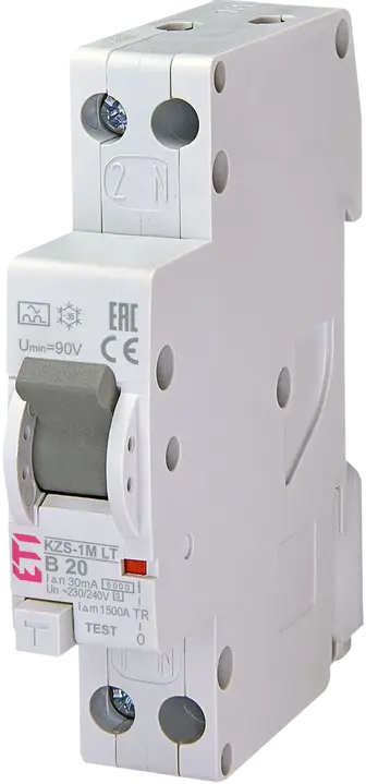 Slika *KZS-1M-LT 1p+N A B20/0.03 6kA