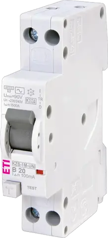 KZS-1M-UNI 1p+N AC B20/0.1
