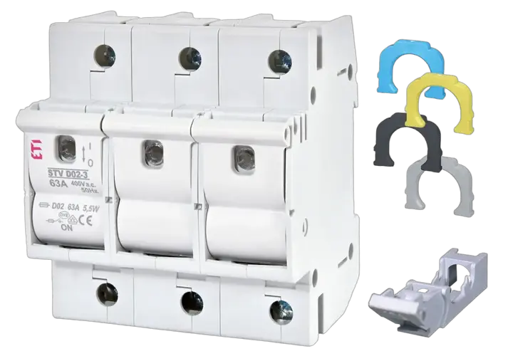 Slika STV D02 3p 63A/400V komplet