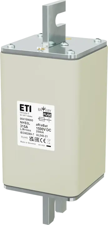 Slika NHS3L aR/aBat 315A/1500V DC AL