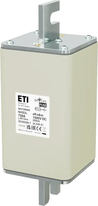 Slika NHS3L aR/aBat 750A/1500V DC AL