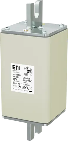 Slika NHU3L aR/aBat 315A/1500V DC AL