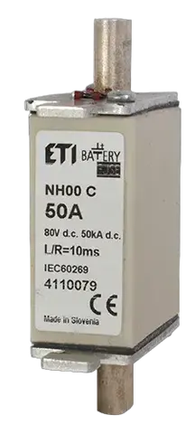Slika NH000 gBat 50A/80V DC