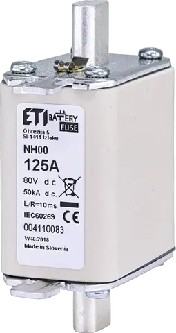 Slika NH00 gBat 125A/80V DC