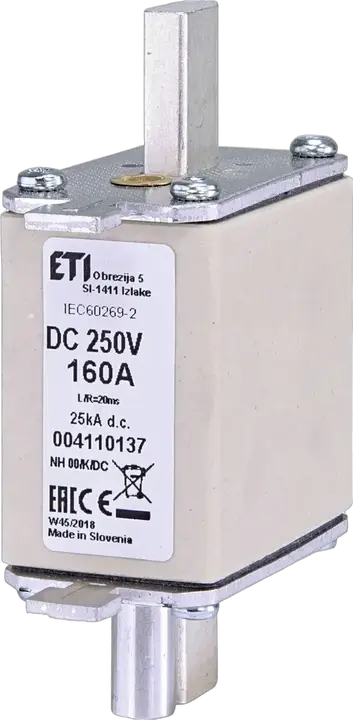Slika NH00/K 160A/250V DC