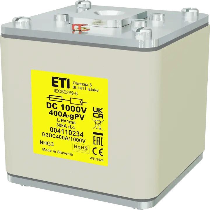 Slika NHG3 gPV 400A/1000V DC