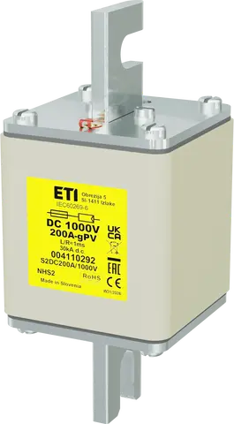 Slika NHS2 gPV 200A/1000V DC