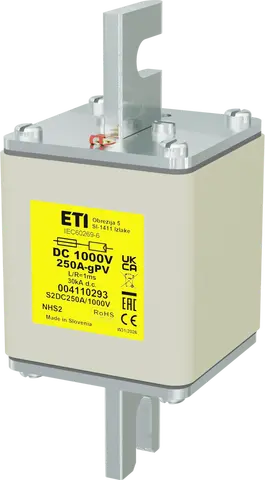 Slika NHS2 gPV 250A/1000V DC