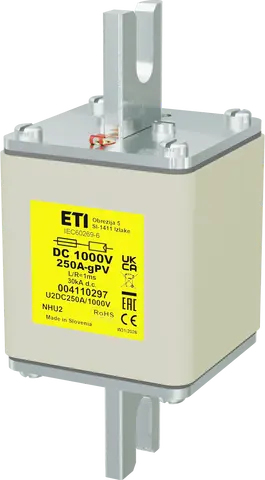 Slika NHU2 gPV 250A/1000V DC