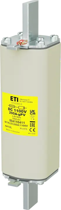 Slika NH1XL gPV 200A/1100V DC
