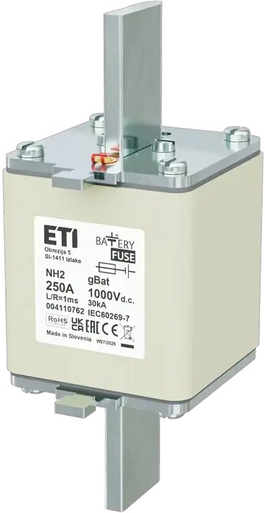 Slika NH2 gBat 250A/1000V DC