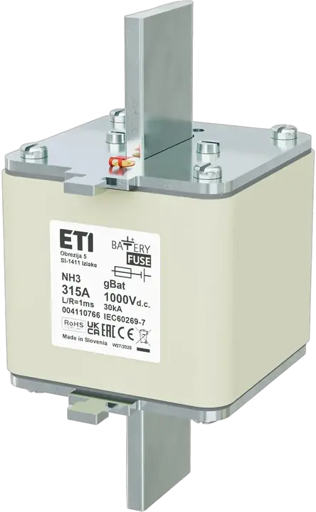 Slika NH3 gBat 315A/1000V DC