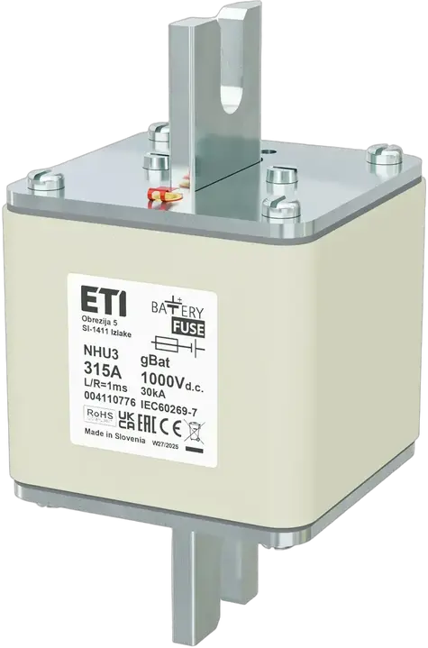 Slika NHU3 gBat 315A/1000V DC