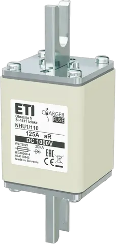 Slika NHU1/110 aR 125A/1000V DC