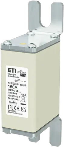 NHU00/90 gBat 160A/1000V DC