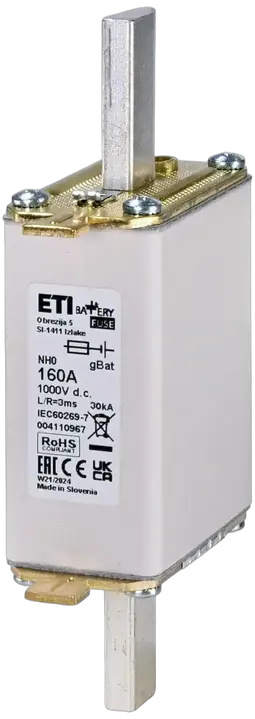 Slika NH0 gBat 80A/1000V DC