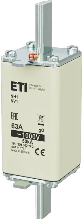 Slika NH1/85 gG 63A/1000V