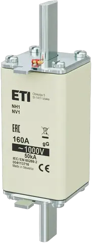 Slika NH1/85 gG 160A/1000V