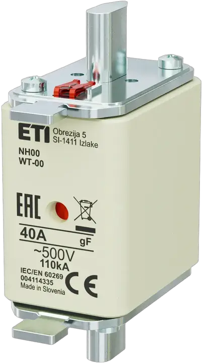 Slika NH00 gF 40A/500V